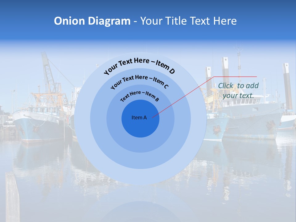 Beautiful Black Ship PowerPoint Template