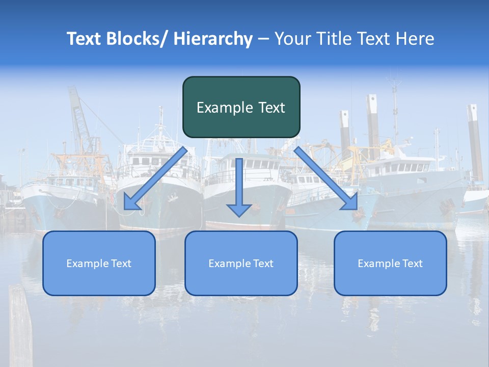 Beautiful Black Ship PowerPoint Template
