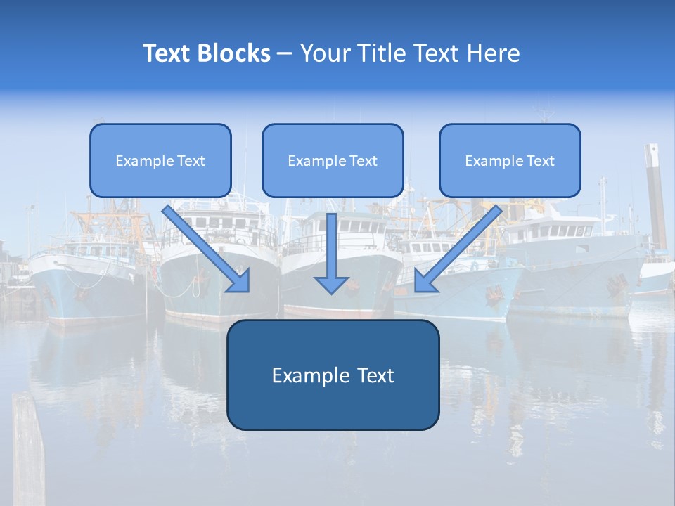 Beautiful Black Ship PowerPoint Template