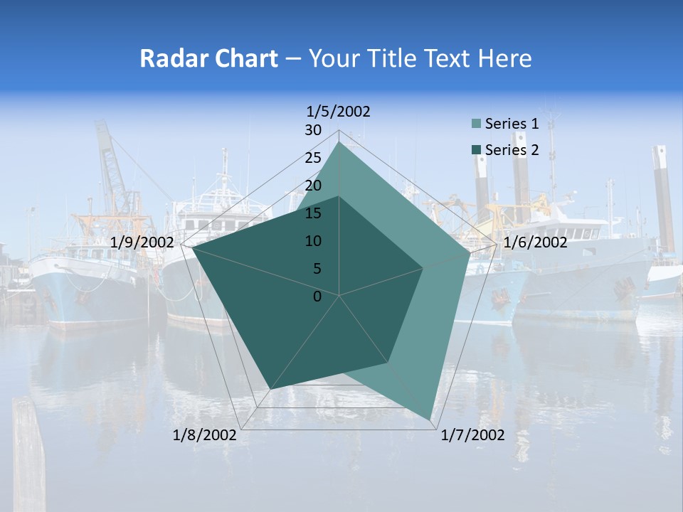 Beautiful Black Ship PowerPoint Template