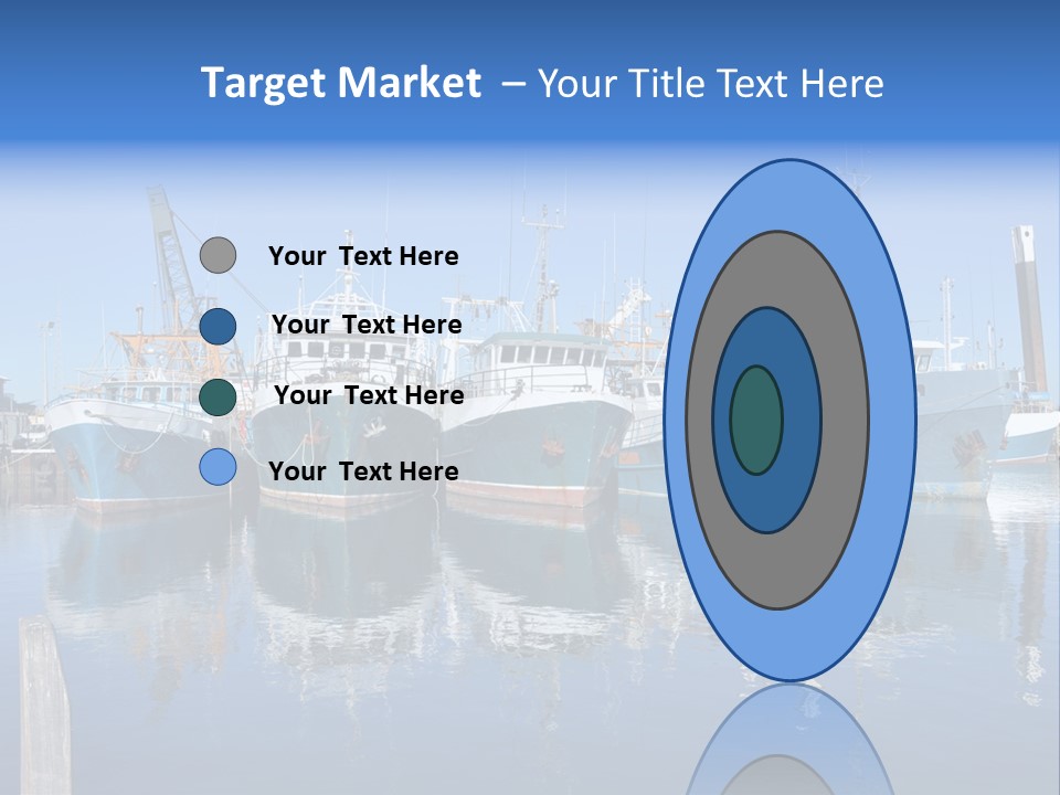 Beautiful Black Ship PowerPoint Template