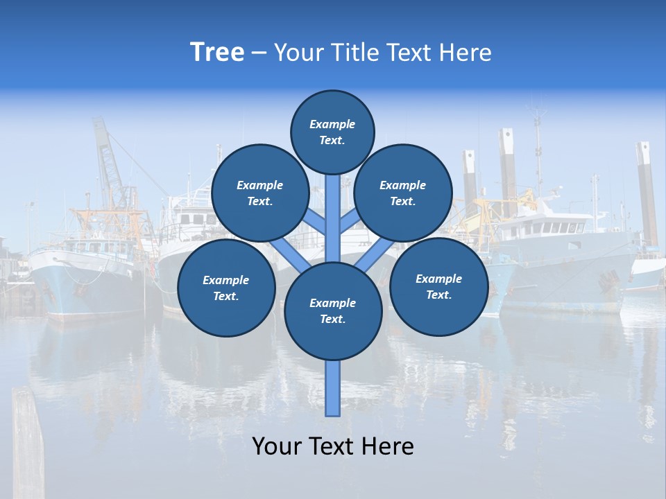 Beautiful Black Ship PowerPoint Template