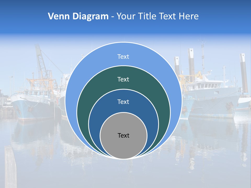 Beautiful Black Ship PowerPoint Template