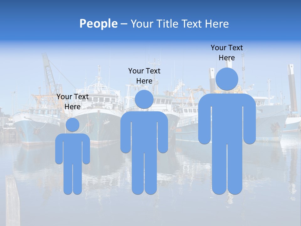 Beautiful Black Ship PowerPoint Template