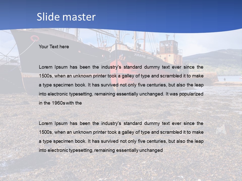 Cloudscape Storm Landscape PowerPoint Template