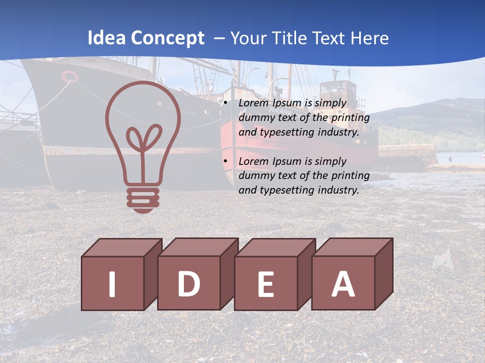 Cloudscape Storm Landscape PowerPoint Template