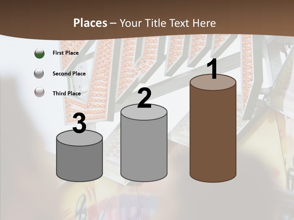 People At Funfair PowerPoint Template