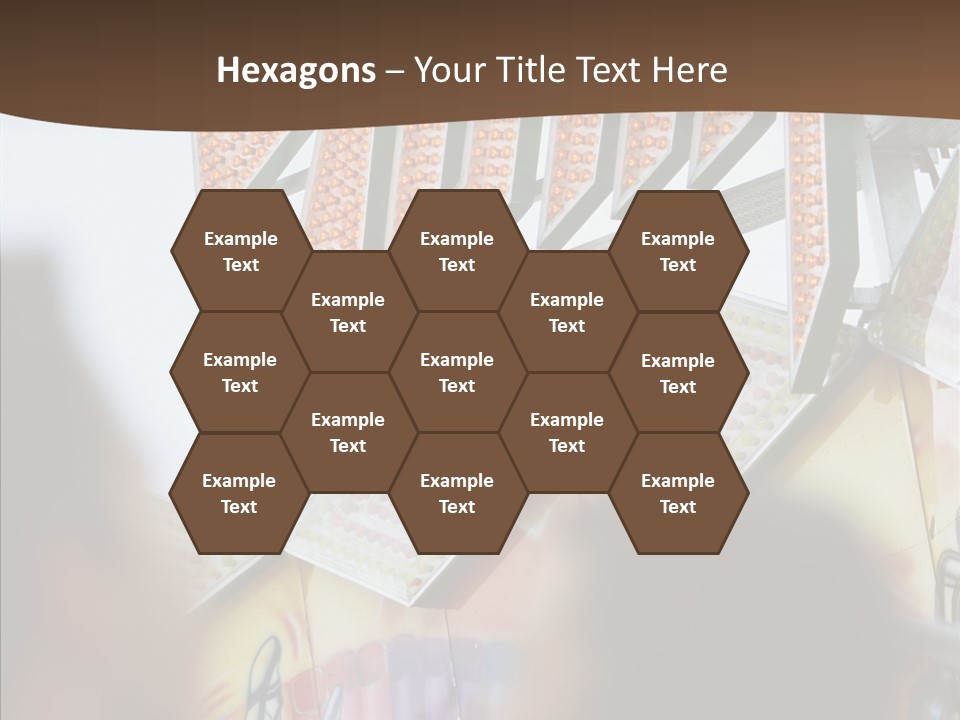 People At Funfair PowerPoint Template