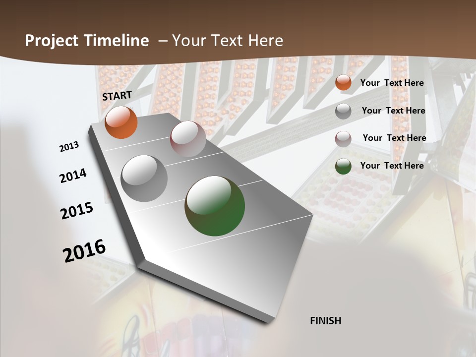 People At Funfair PowerPoint Template