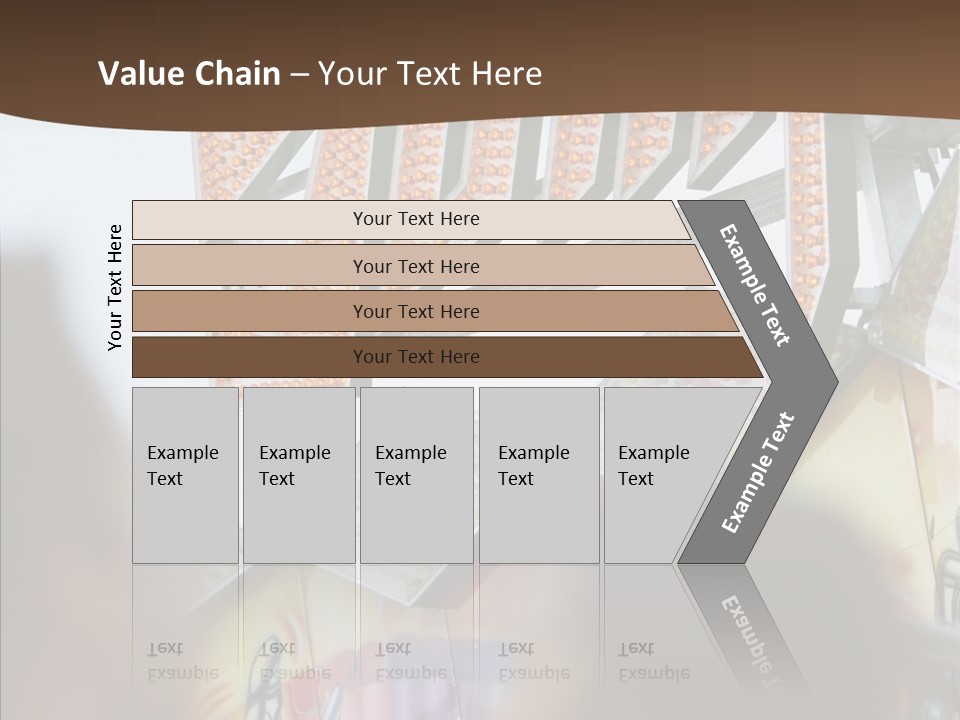 People At Funfair PowerPoint Template