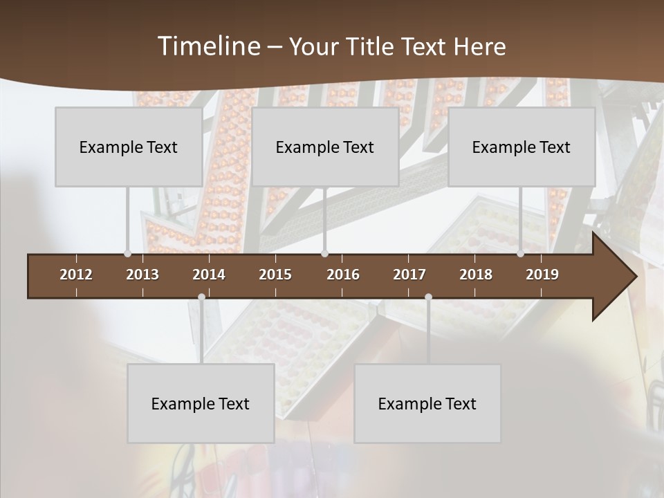 People At Funfair PowerPoint Template