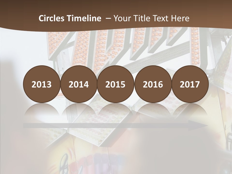 People At Funfair PowerPoint Template