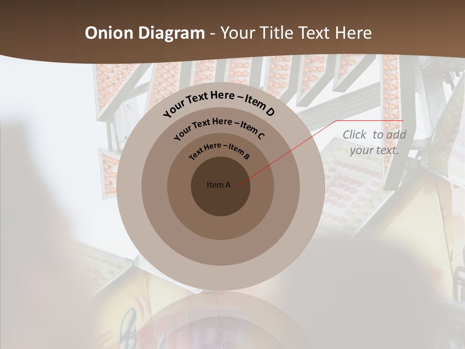 People At Funfair PowerPoint Template