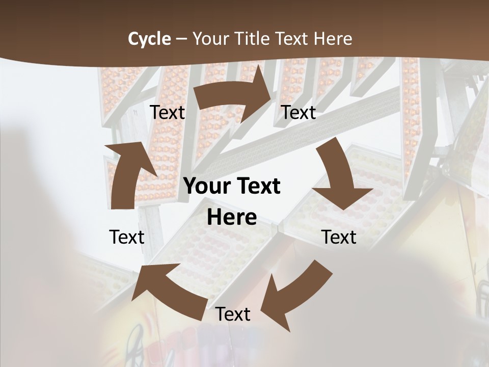 People At Funfair PowerPoint Template