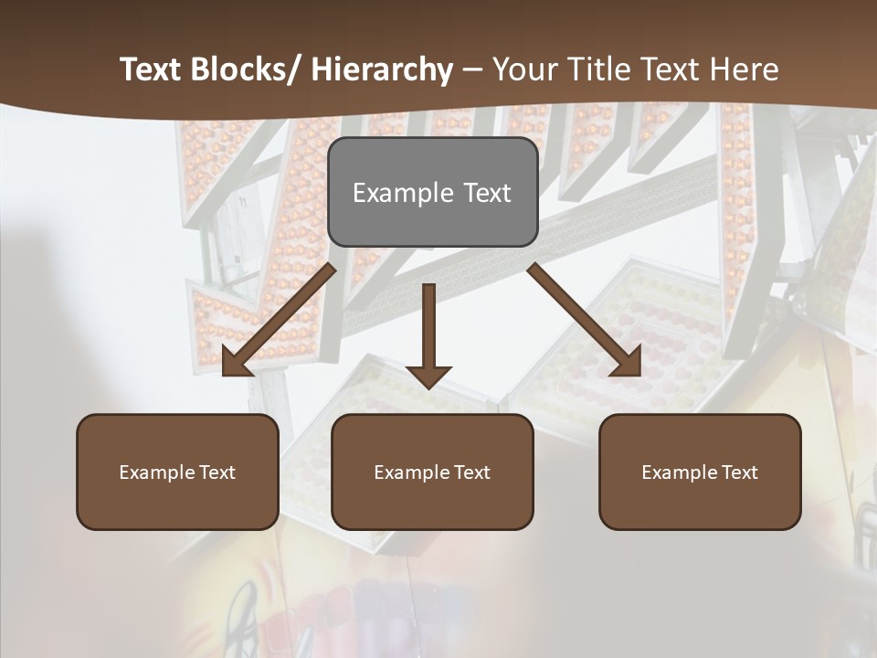 People At Funfair PowerPoint Template