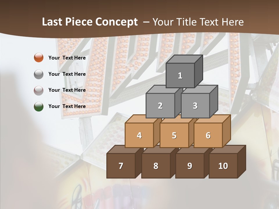 People At Funfair PowerPoint Template