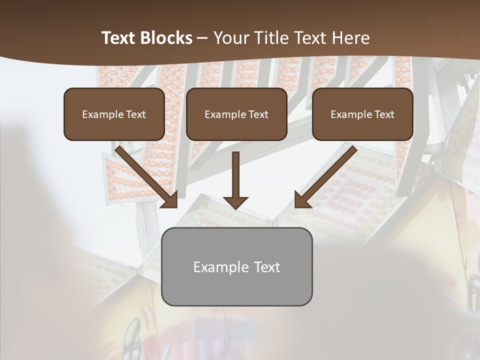 People At Funfair PowerPoint Template