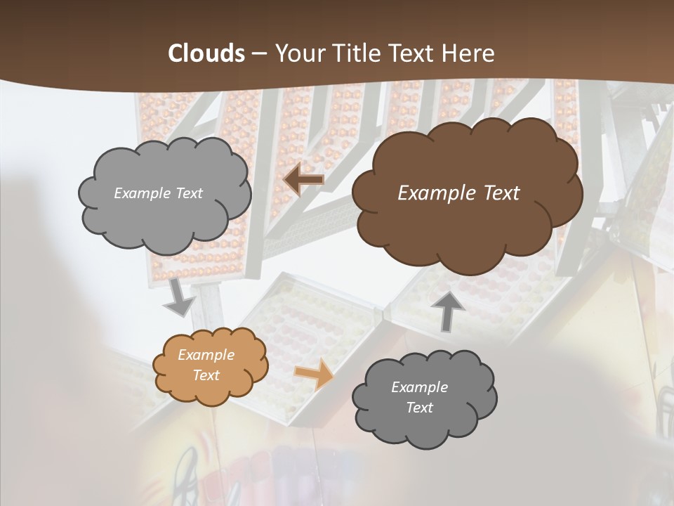 People At Funfair PowerPoint Template