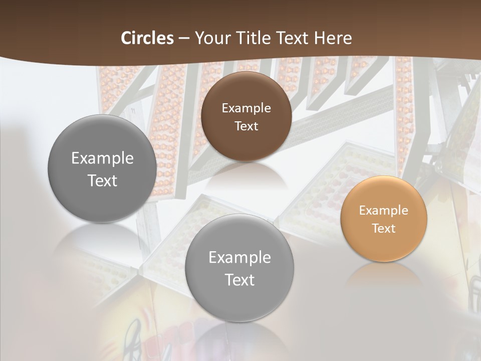 People At Funfair PowerPoint Template