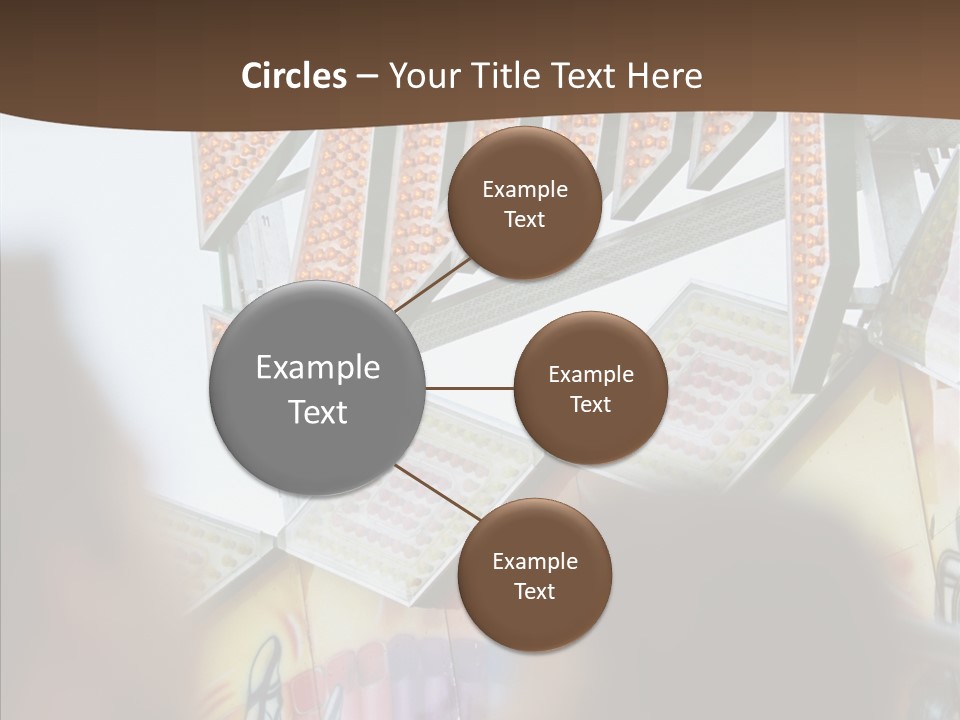 People At Funfair PowerPoint Template