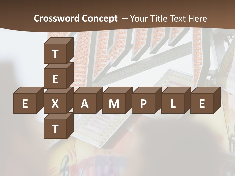 People At Funfair PowerPoint Template