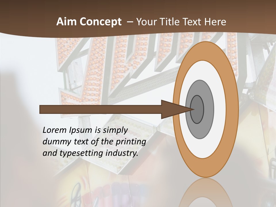 People At Funfair PowerPoint Template