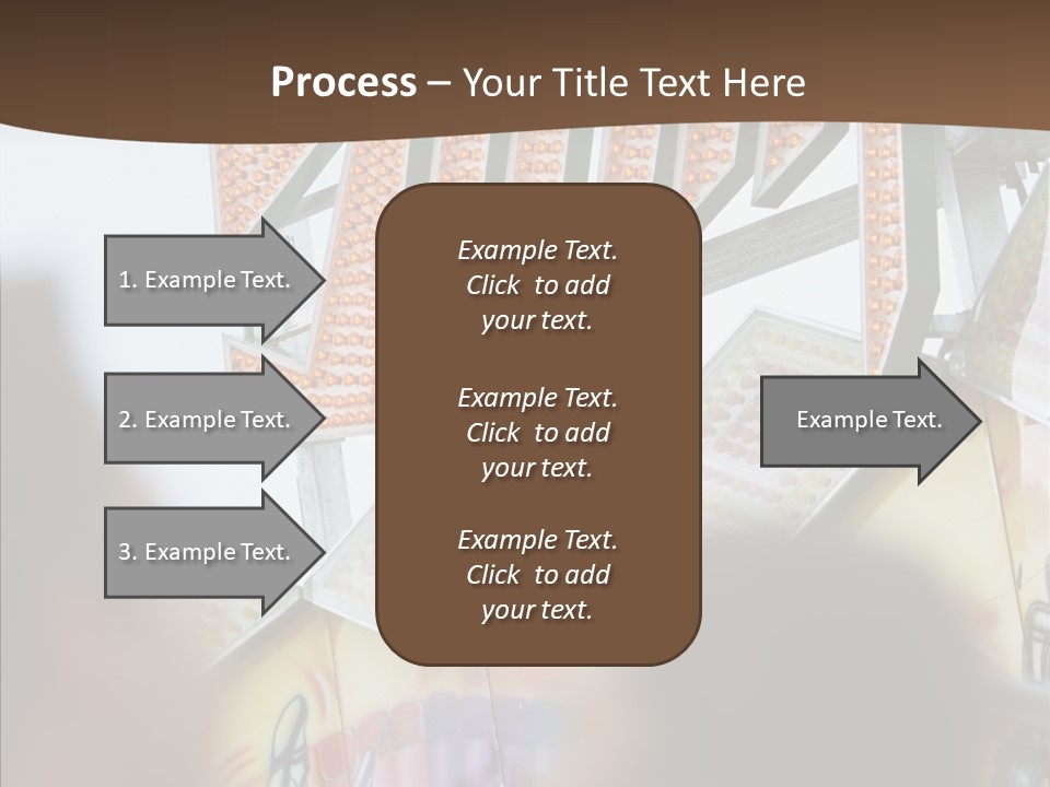 People At Funfair PowerPoint Template
