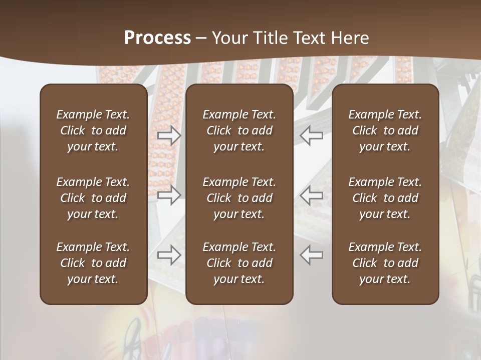 People At Funfair PowerPoint Template