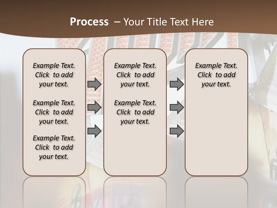 People At Funfair PowerPoint Template