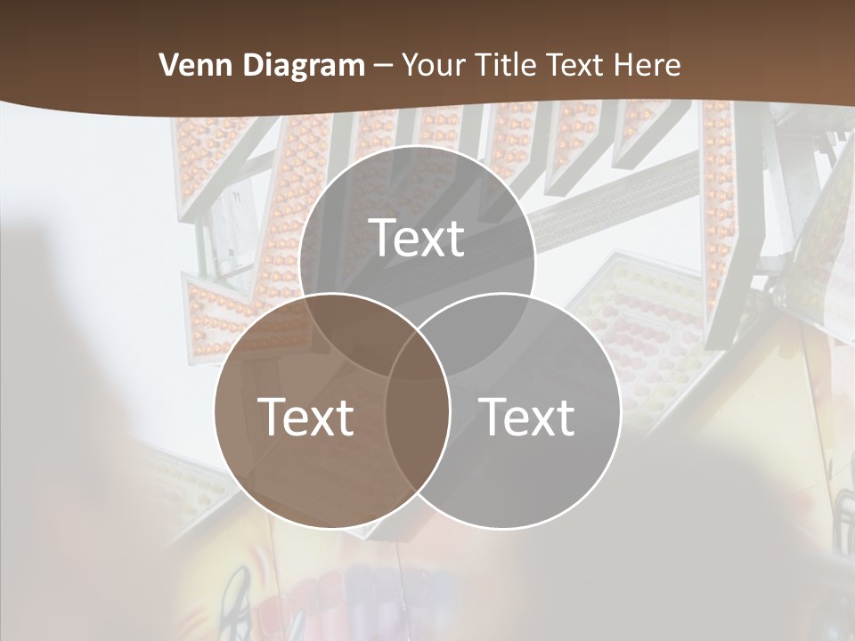 People At Funfair PowerPoint Template