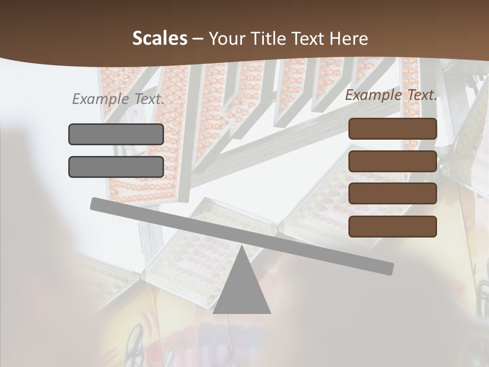 People At Funfair PowerPoint Template
