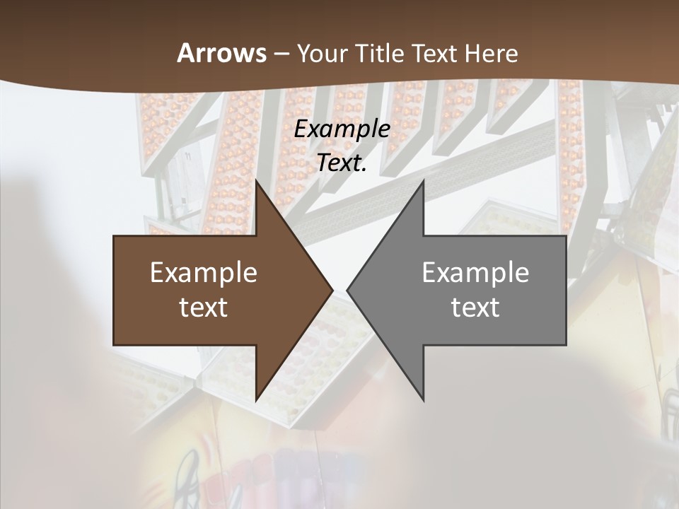 People At Funfair PowerPoint Template