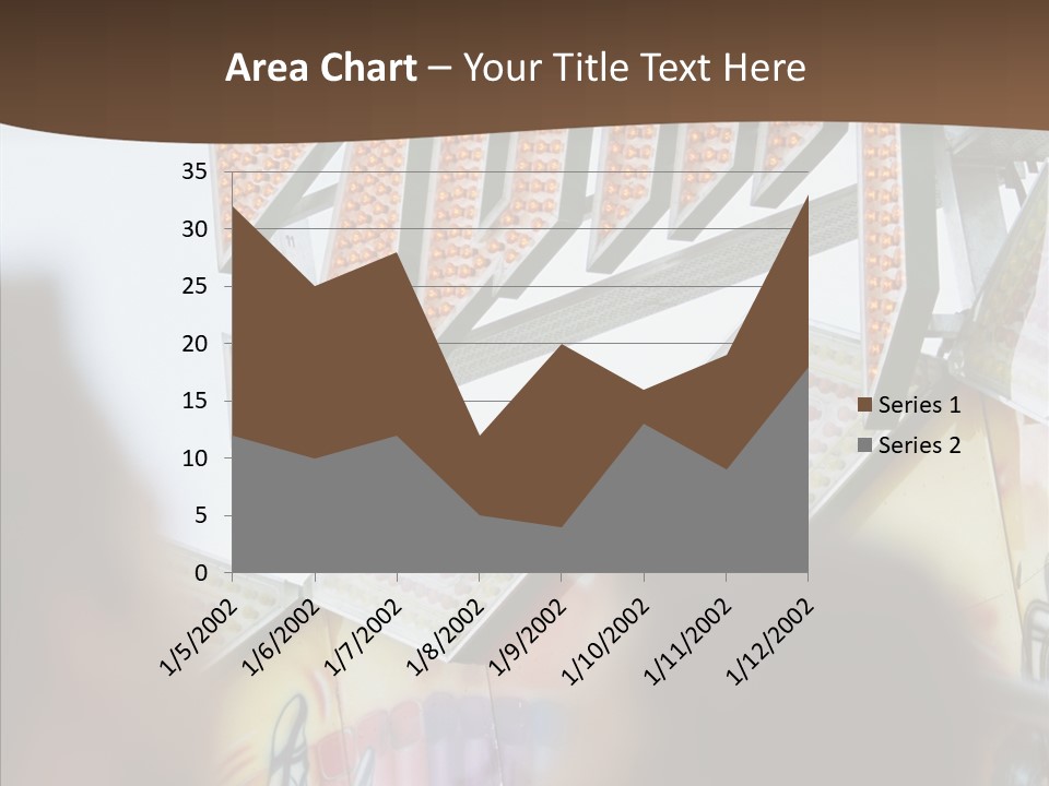 People At Funfair PowerPoint Template
