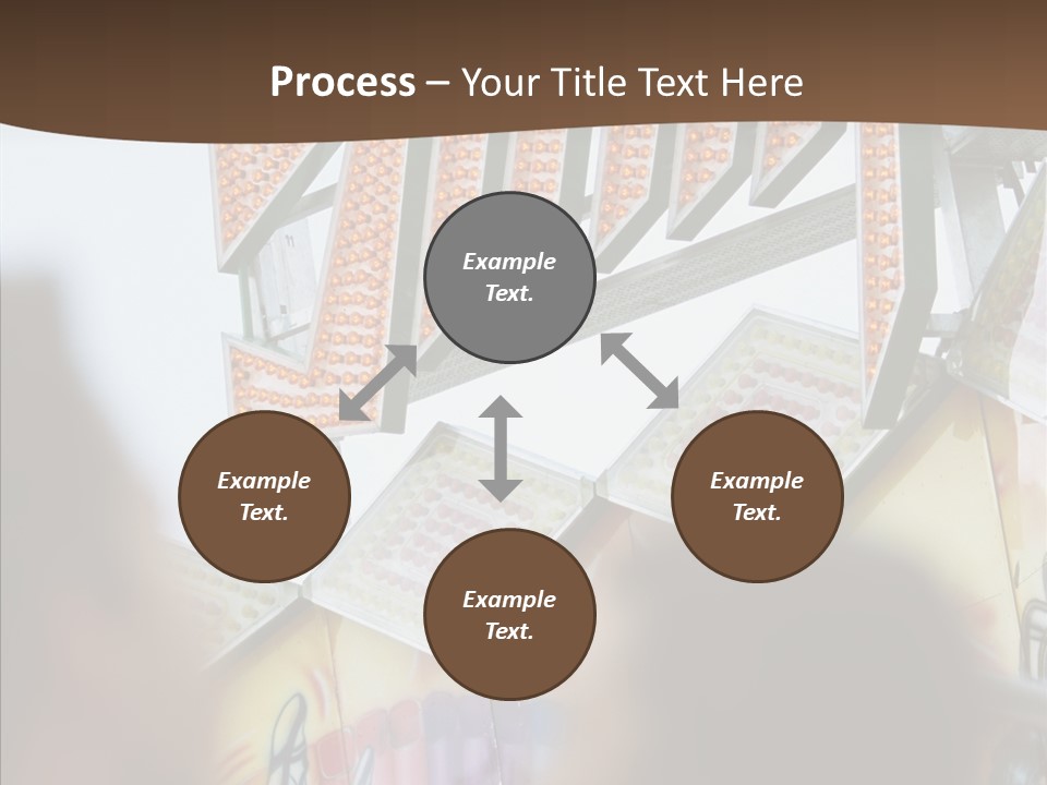 People At Funfair PowerPoint Template