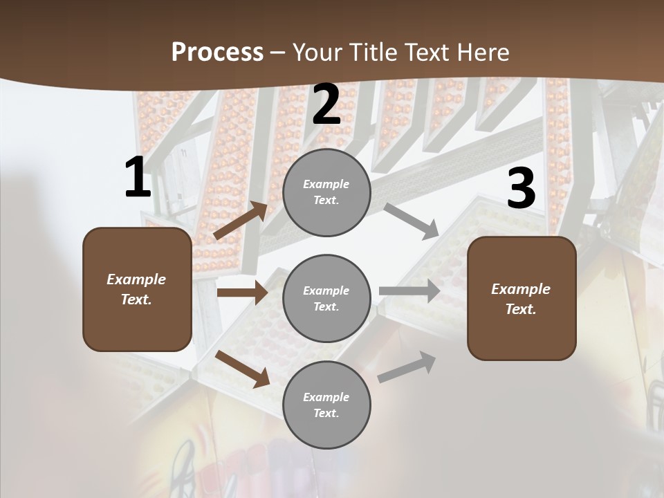 People At Funfair PowerPoint Template