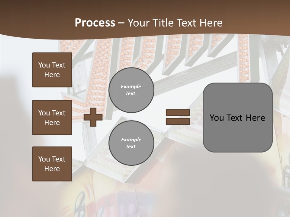 People At Funfair PowerPoint Template