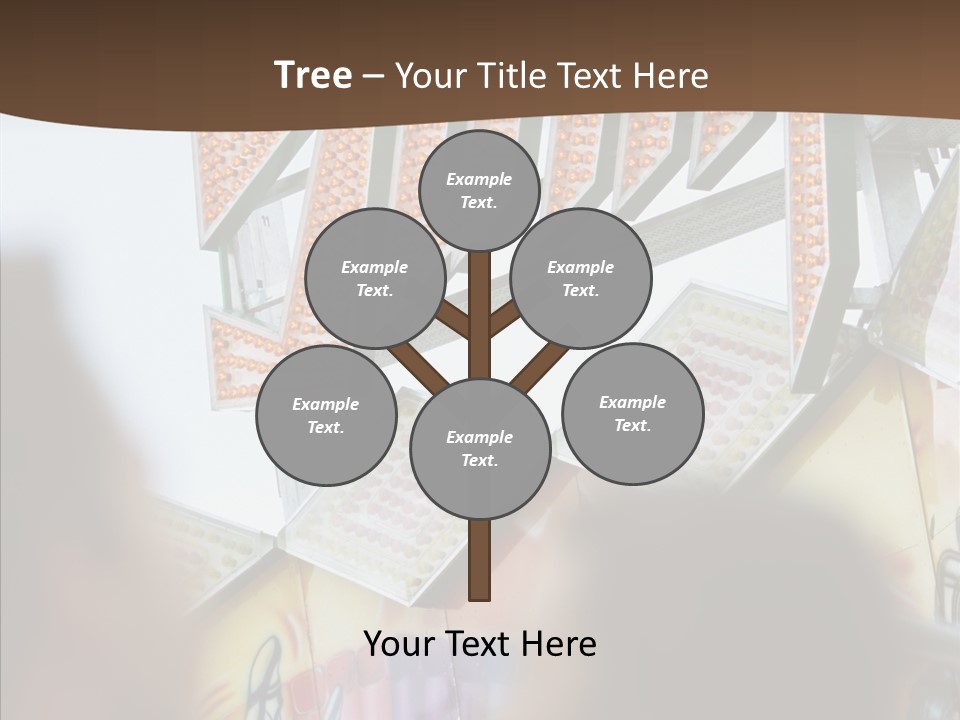 People At Funfair PowerPoint Template