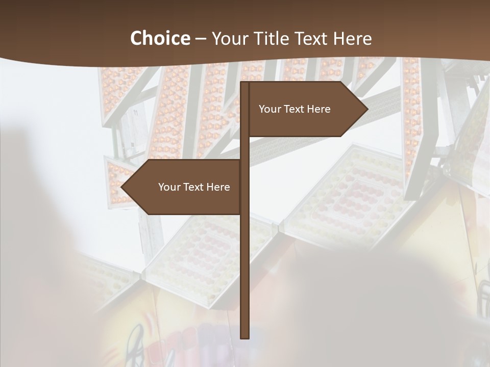 People At Funfair PowerPoint Template