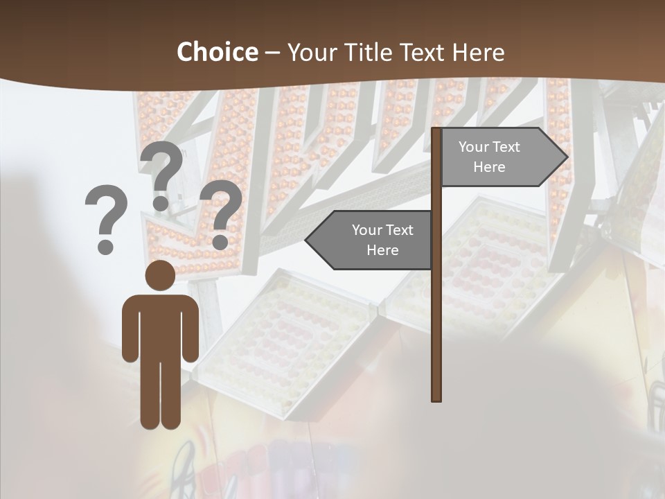People At Funfair PowerPoint Template