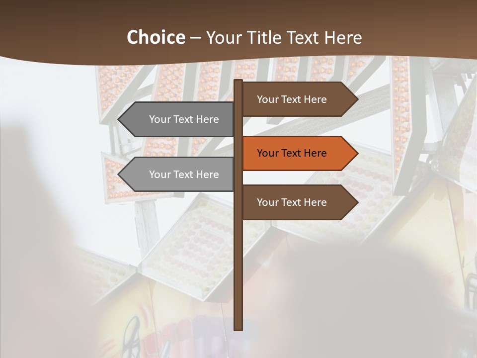 People At Funfair PowerPoint Template
