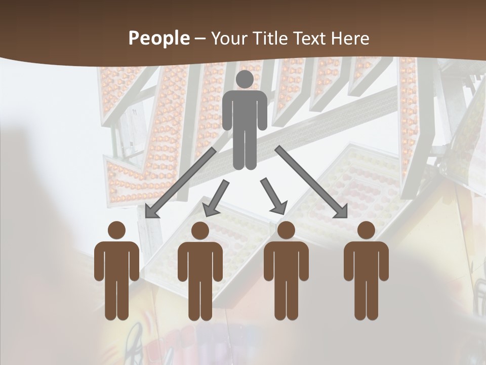 People At Funfair PowerPoint Template