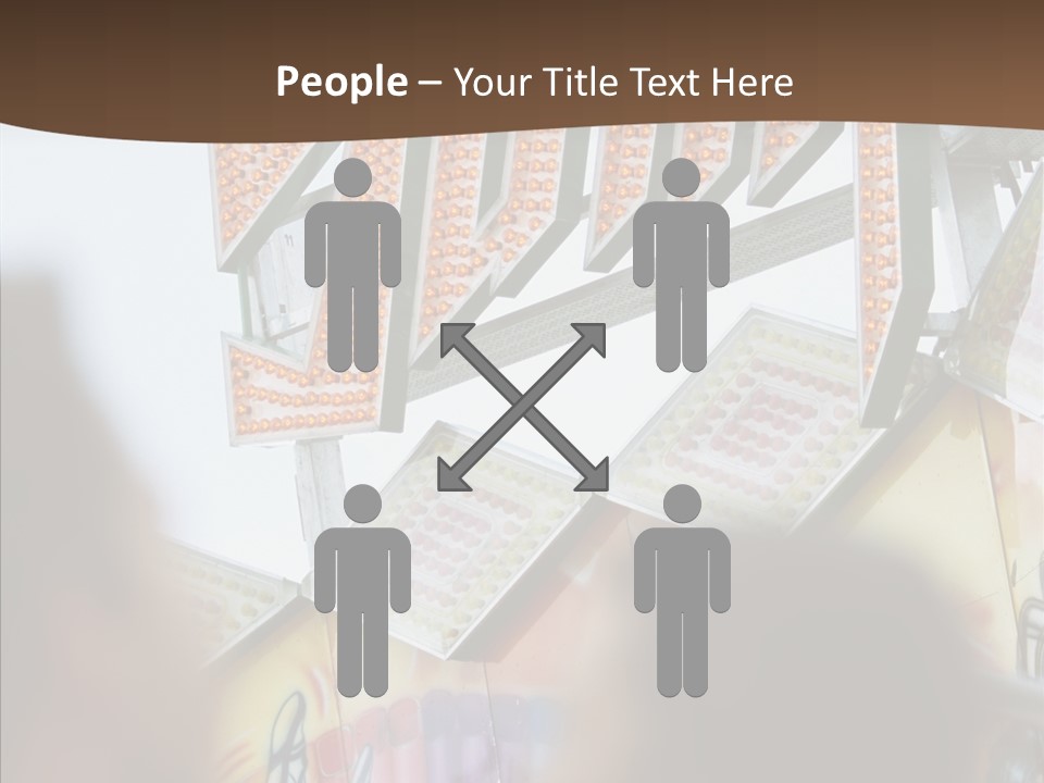 People At Funfair PowerPoint Template