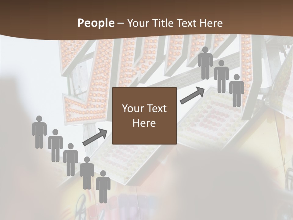People At Funfair PowerPoint Template