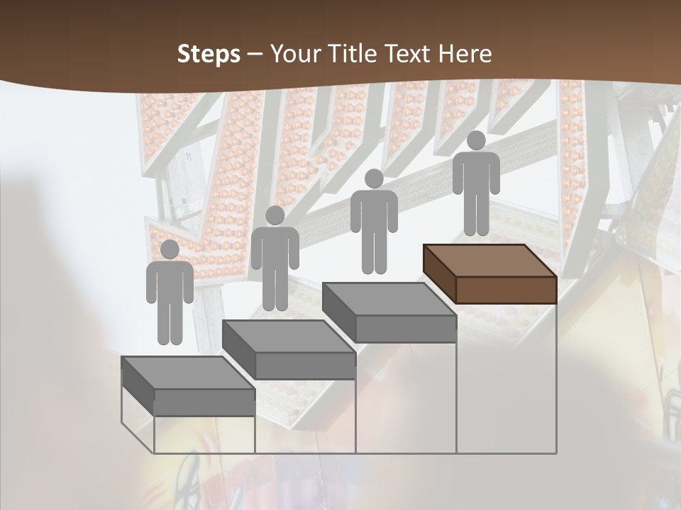 People At Funfair PowerPoint Template