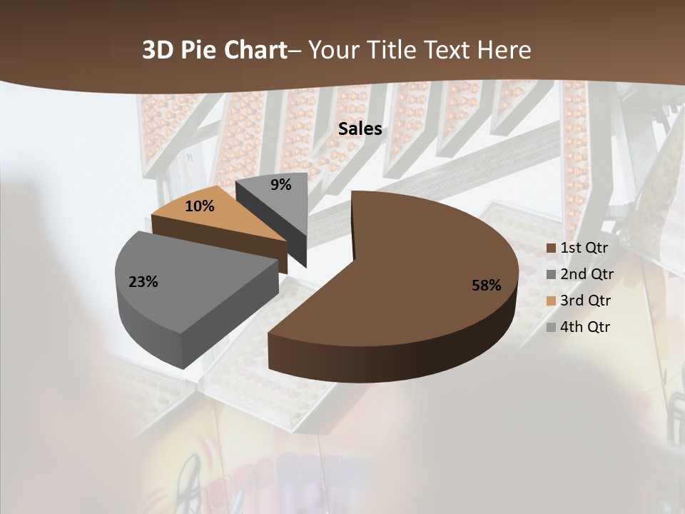 People At Funfair PowerPoint Template
