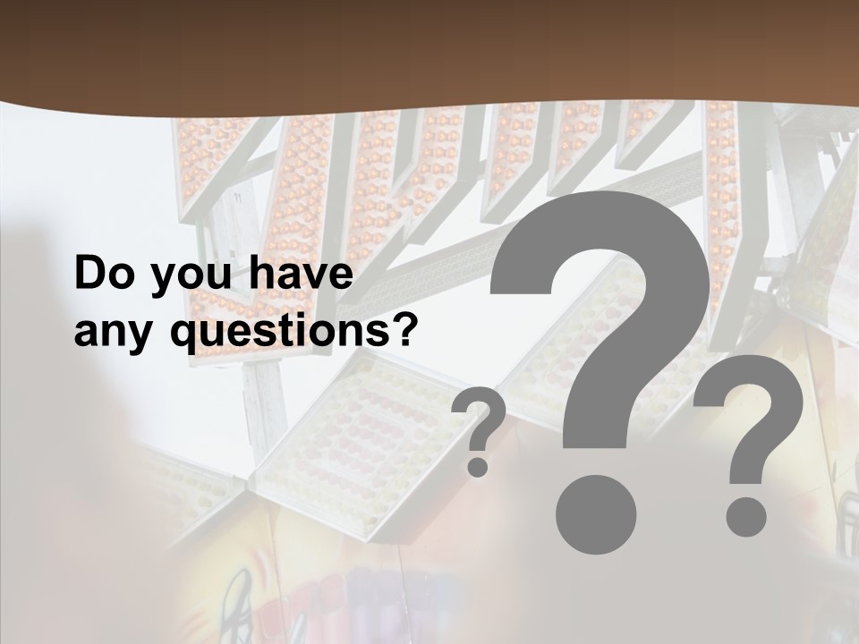 People At Funfair PowerPoint Template