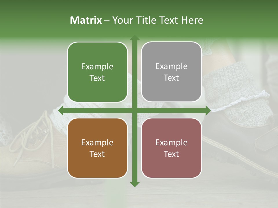 Young Couple Playing Footsie PowerPoint Template