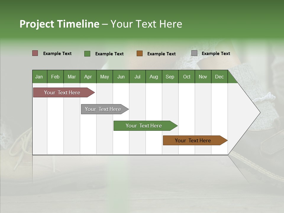 Young Couple Playing Footsie PowerPoint Template