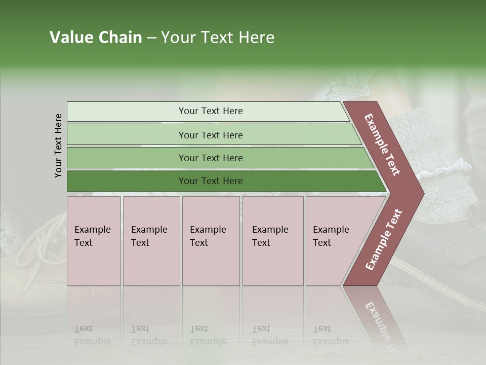 Young Couple Playing Footsie PowerPoint Template