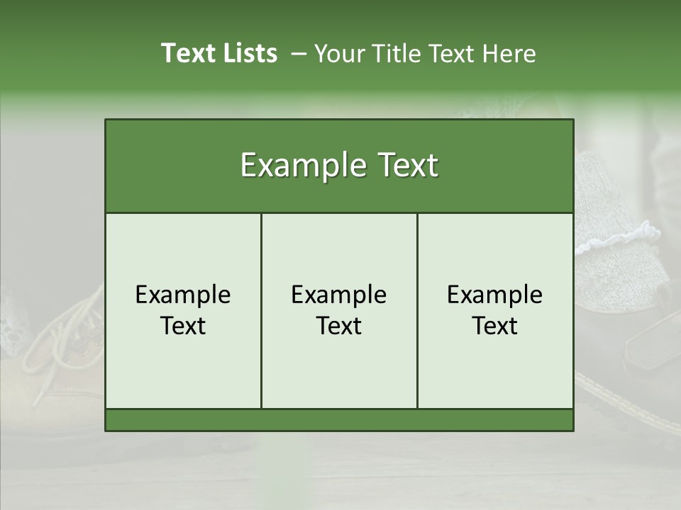 Young Couple Playing Footsie PowerPoint Template